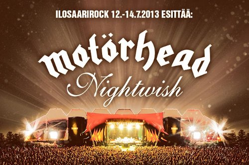Ilosaarirock avaa bändijulkistuksensa Motörheadillä ja Nightwishillä