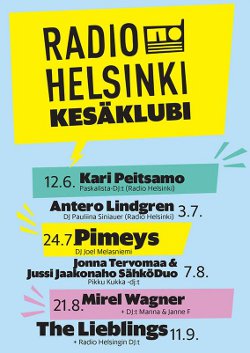 Radio Helsingin kesäklubi tarjoaa ilmaiskeikkoja Loosessa