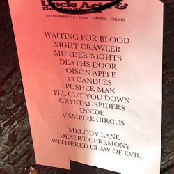 Uncle Acid & the Deadbeats, Klubi, Tampere, Finland, 3.11.2015. Photo: Olli Koikkalainen