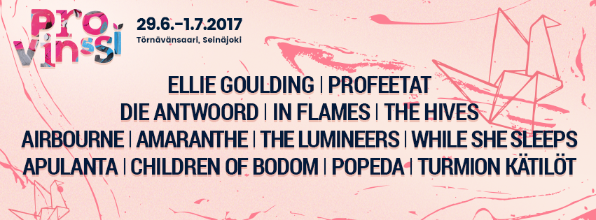 Provinssi lisäykset rokkia ja metallia